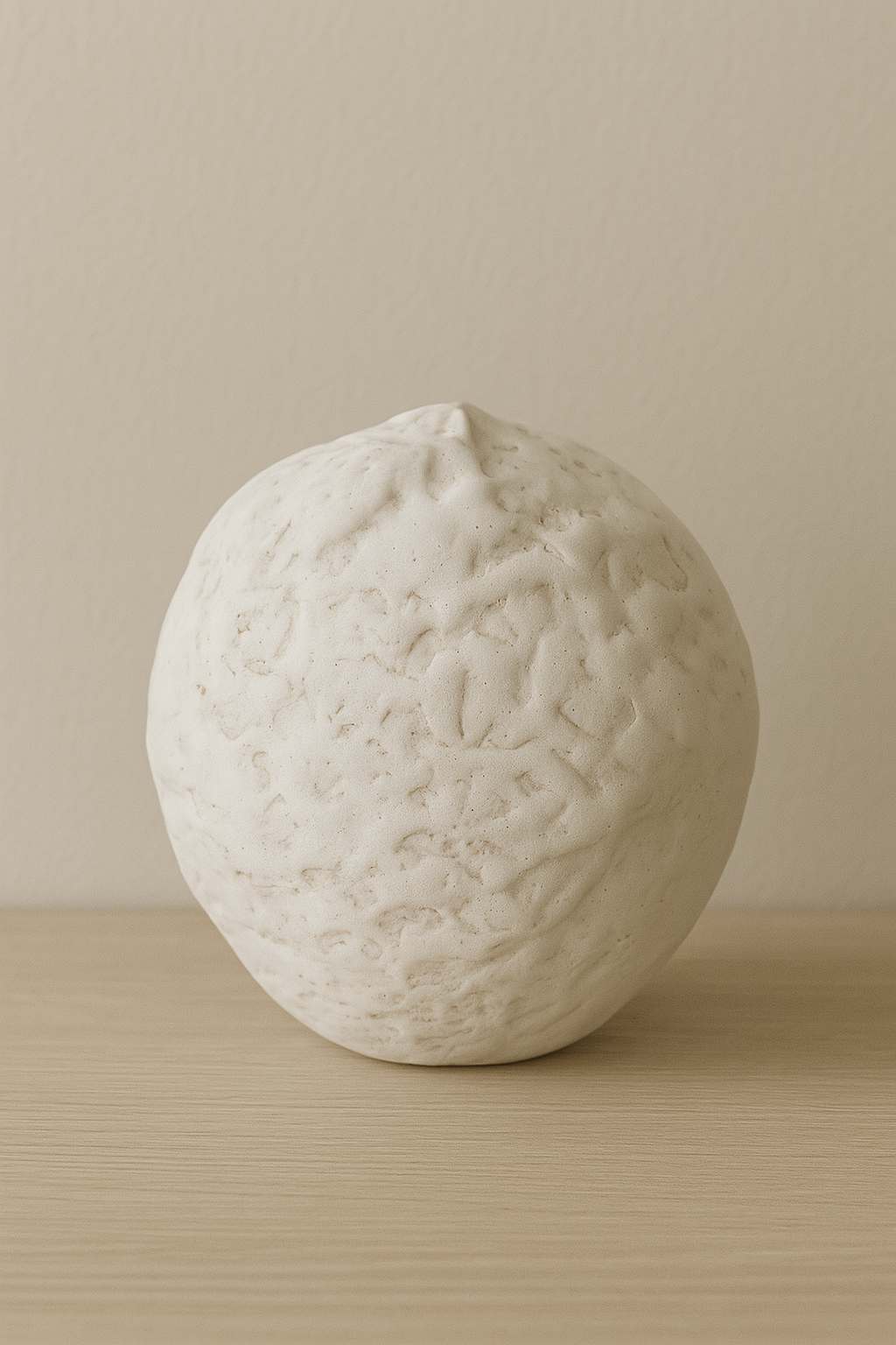 SCULPTURAL VASE (Beige)