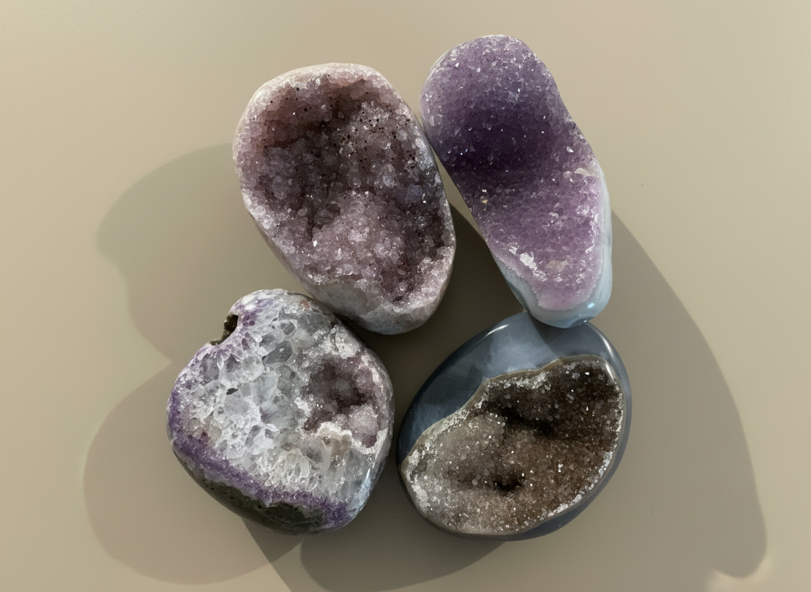 VARIOUS LARGE GEODES